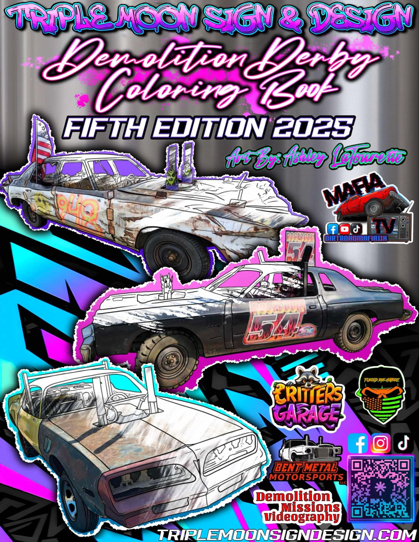 TMS&D 5th Edition Demolition Derby Coloring Book